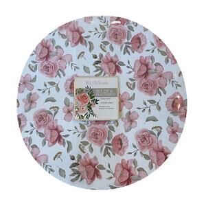 Bliss Studio Pink Floral Placemats 15in Easy Care Set of 6 NEW